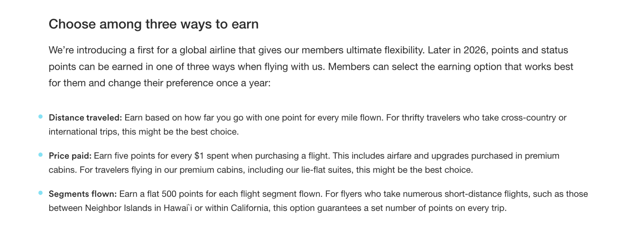 Atmos Rewards Loyalty Program: Your Guide to the New Era 3 Choose how they earn points (and status) when flying on Alaska or Hawaiian flights