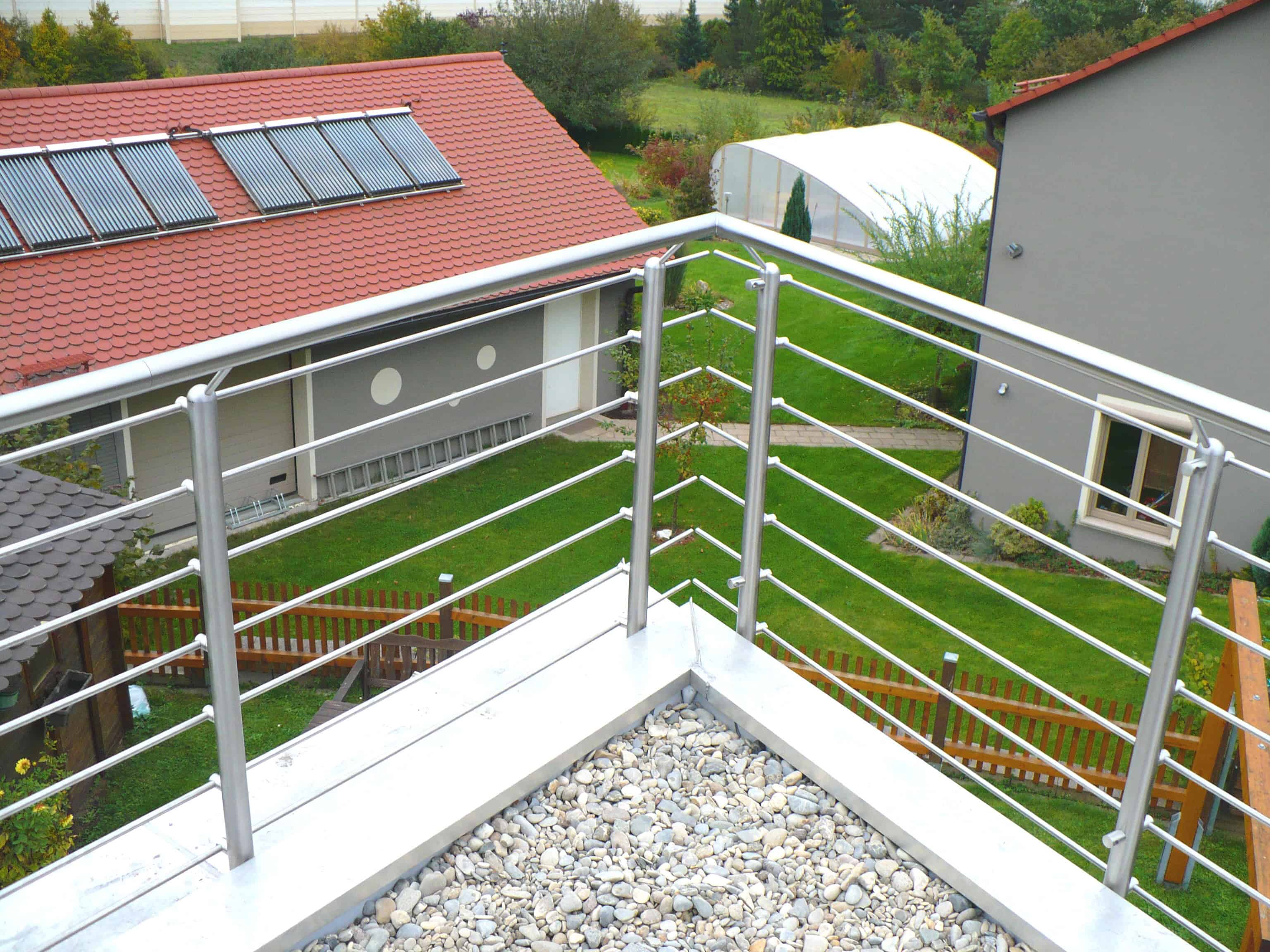 Balkongeländer gemischt
