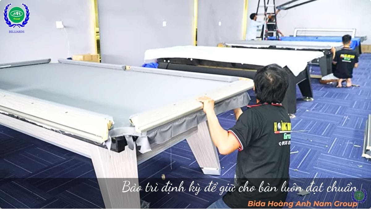 Bảo trì định kỳ để giữ cho bàn luôn đạt chuẩn