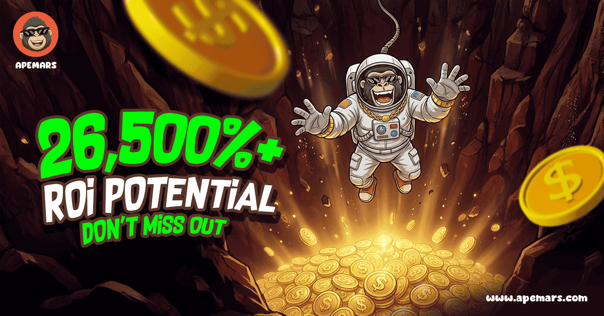100x Meme Coin Hunt Ends Here: APEMARS Stage 2 Delivers 26,520% Potential While Brett Drops 8.36% and SPX6900 Trades at $0.6134 2 image 26