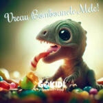 Vreau Bomboanele Mele! Poveste Terapeutică despre Igiena Dentară la Copii Mici | PDS #167 a dinosaur eating candies povestea vreau bomboanele mele
