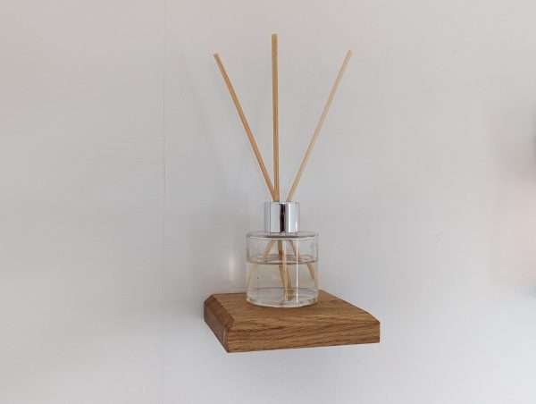 Small Floating Shelf - Solid Oak - Screw in Shelf