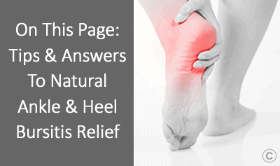 Ankle and Heel Bursitis Treatment - OSMO Patch