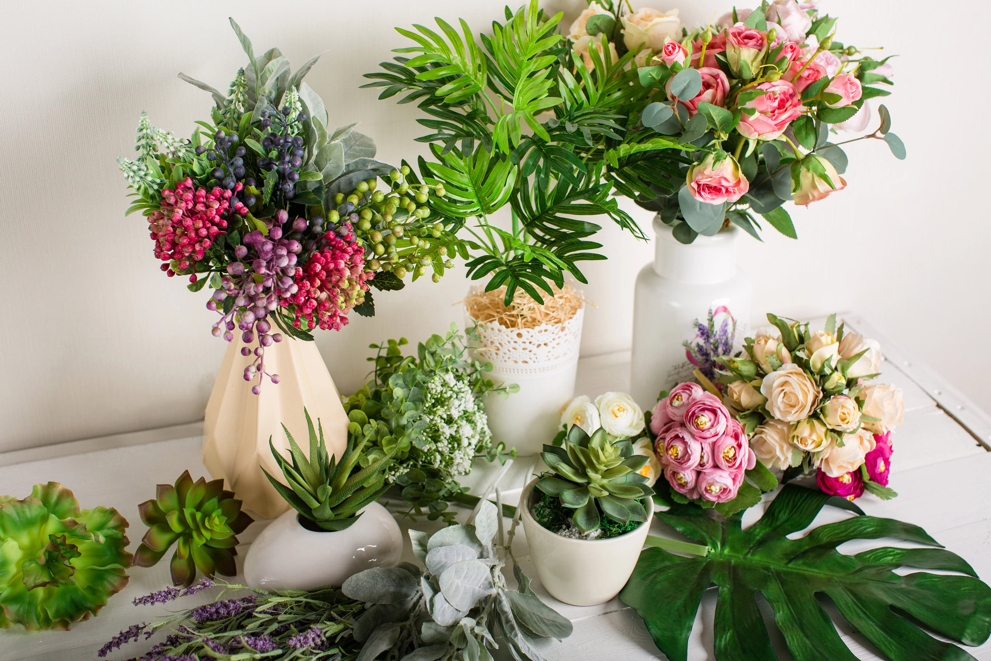 künstliche Blumen