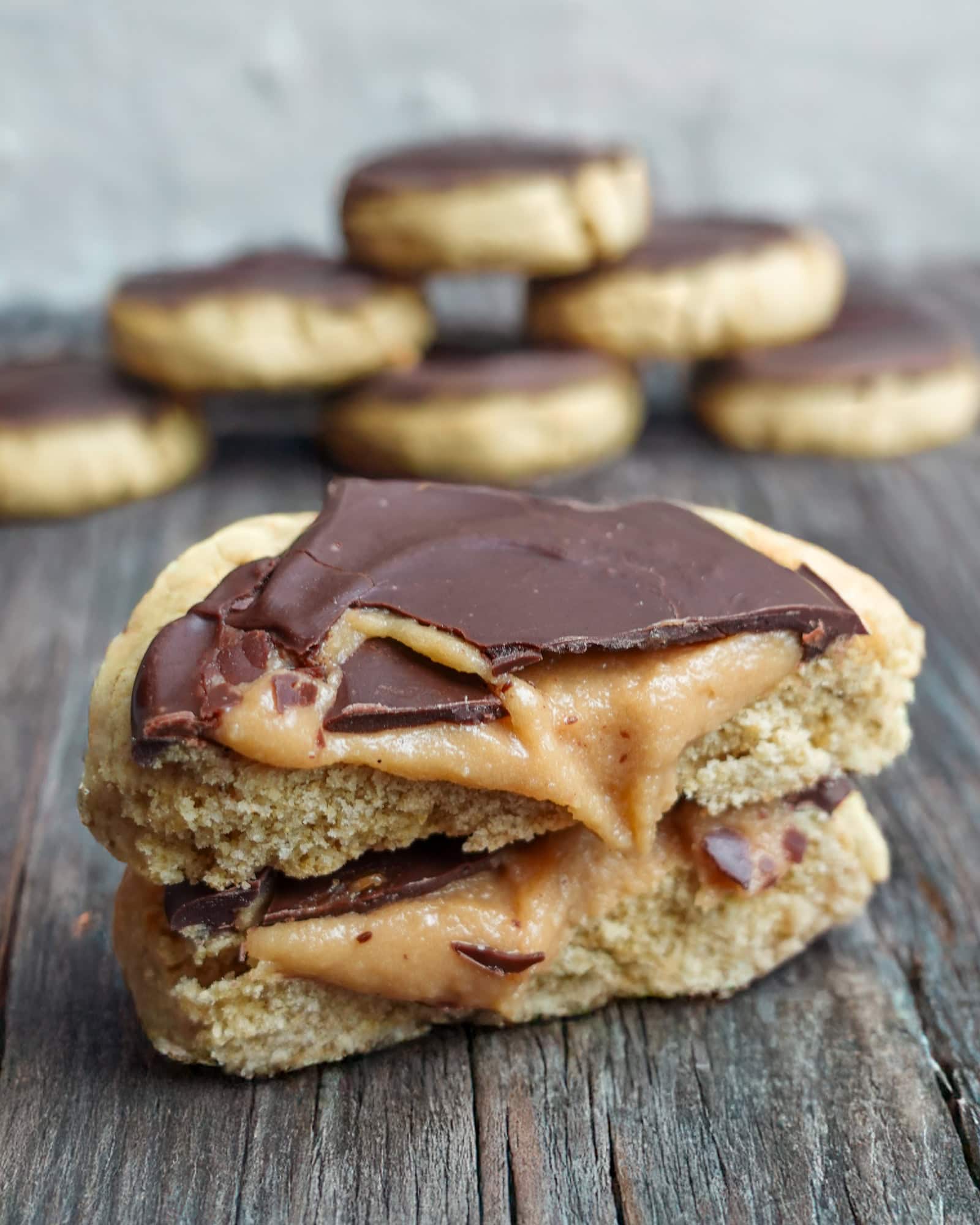 Protein twix cookies