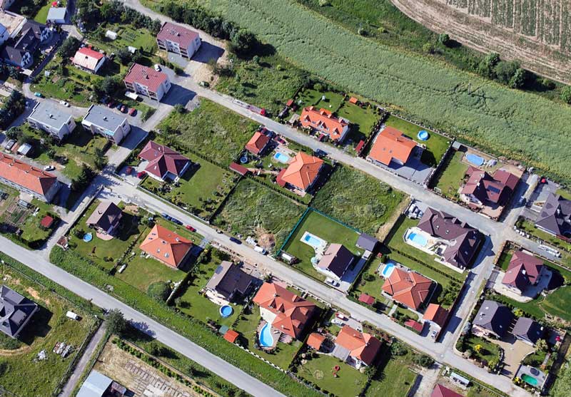 Grundstücke in Neubausiedlung