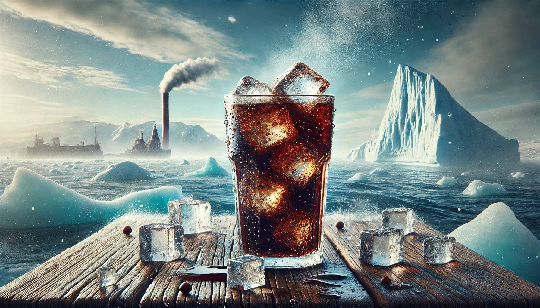 Cola Ice Shortfill E-Liquid By Yeti 100ml background