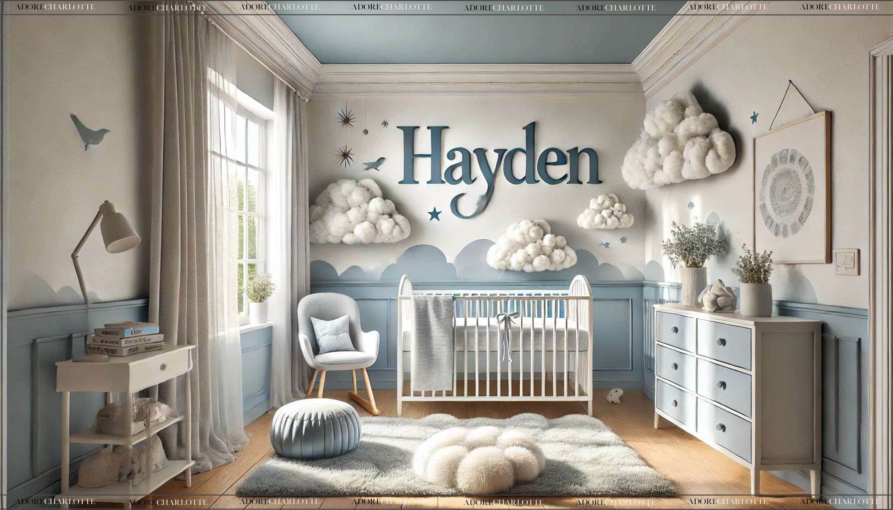 Middle Name for Hayden Nursery Image