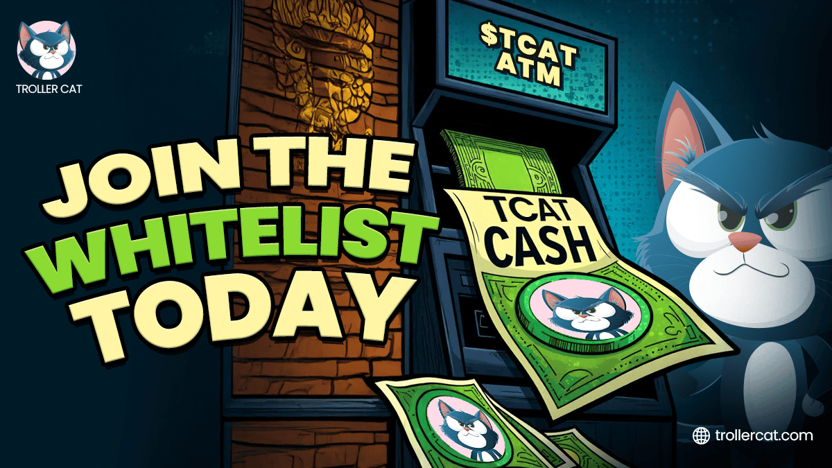 Trollercatโs Whitelist Is Filling Fast, Donโt Miss the Meme Coin Presale Everyoneโs Whispering About