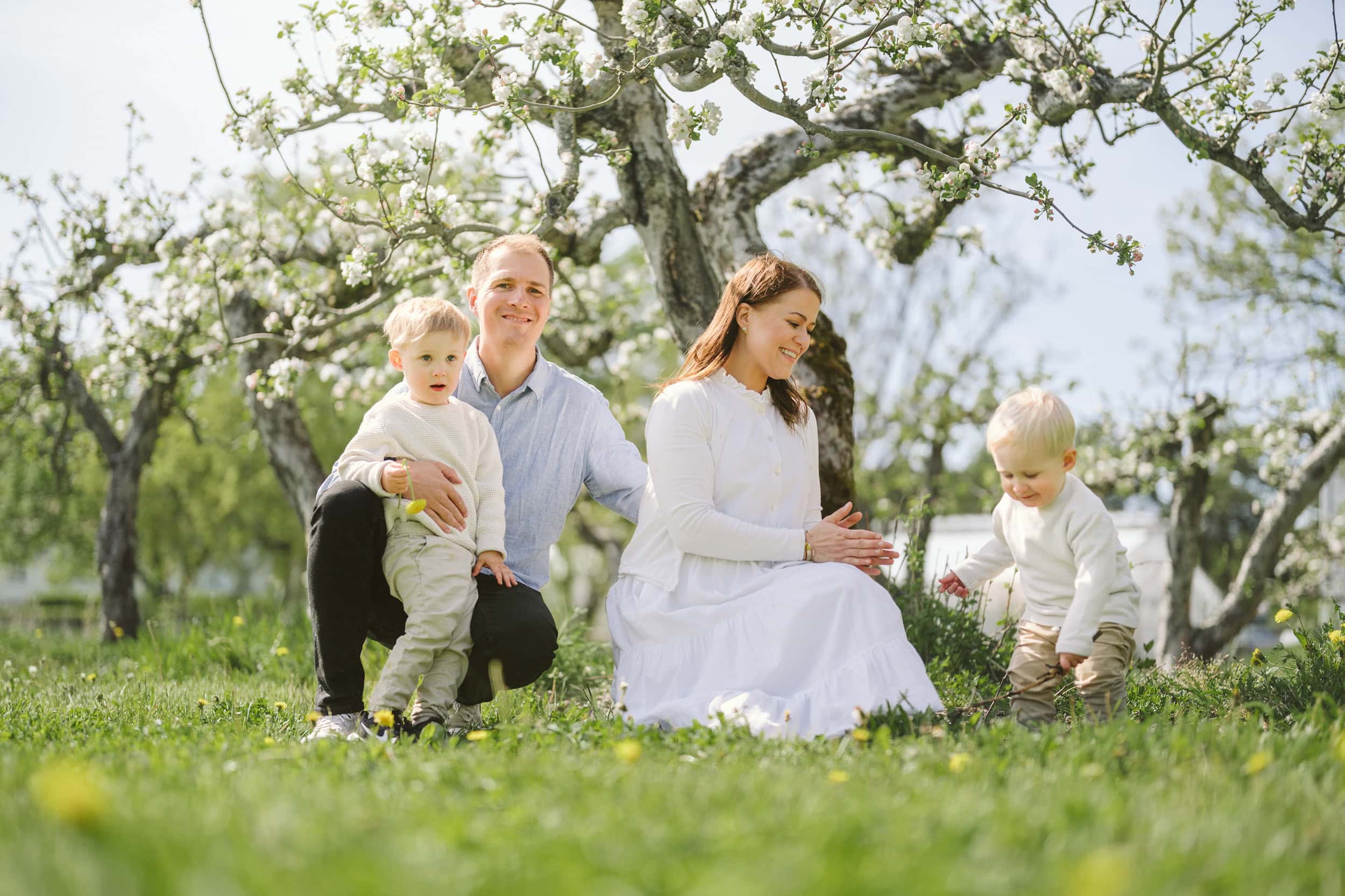 Niki Strbian perhekuvaus omenatarha Soderlangvik 75
