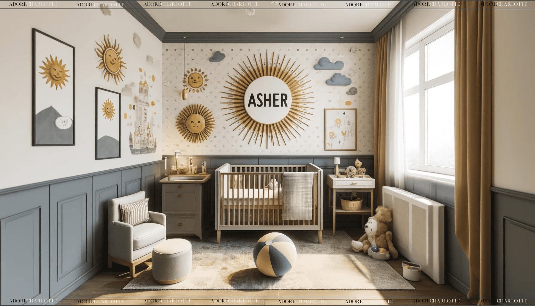 Asher Nursery Wall Art