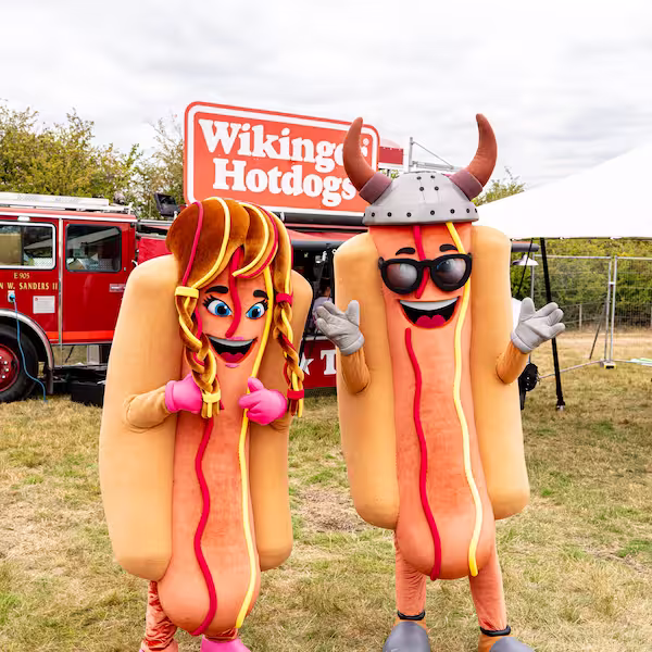 Wikinger Mascots at the Big Feastival Wikinger Mascots at the Big Feastival
