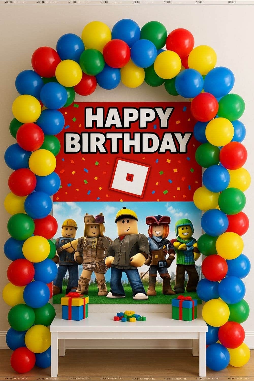 Red, Blue, Yellow, Green Party Balloons