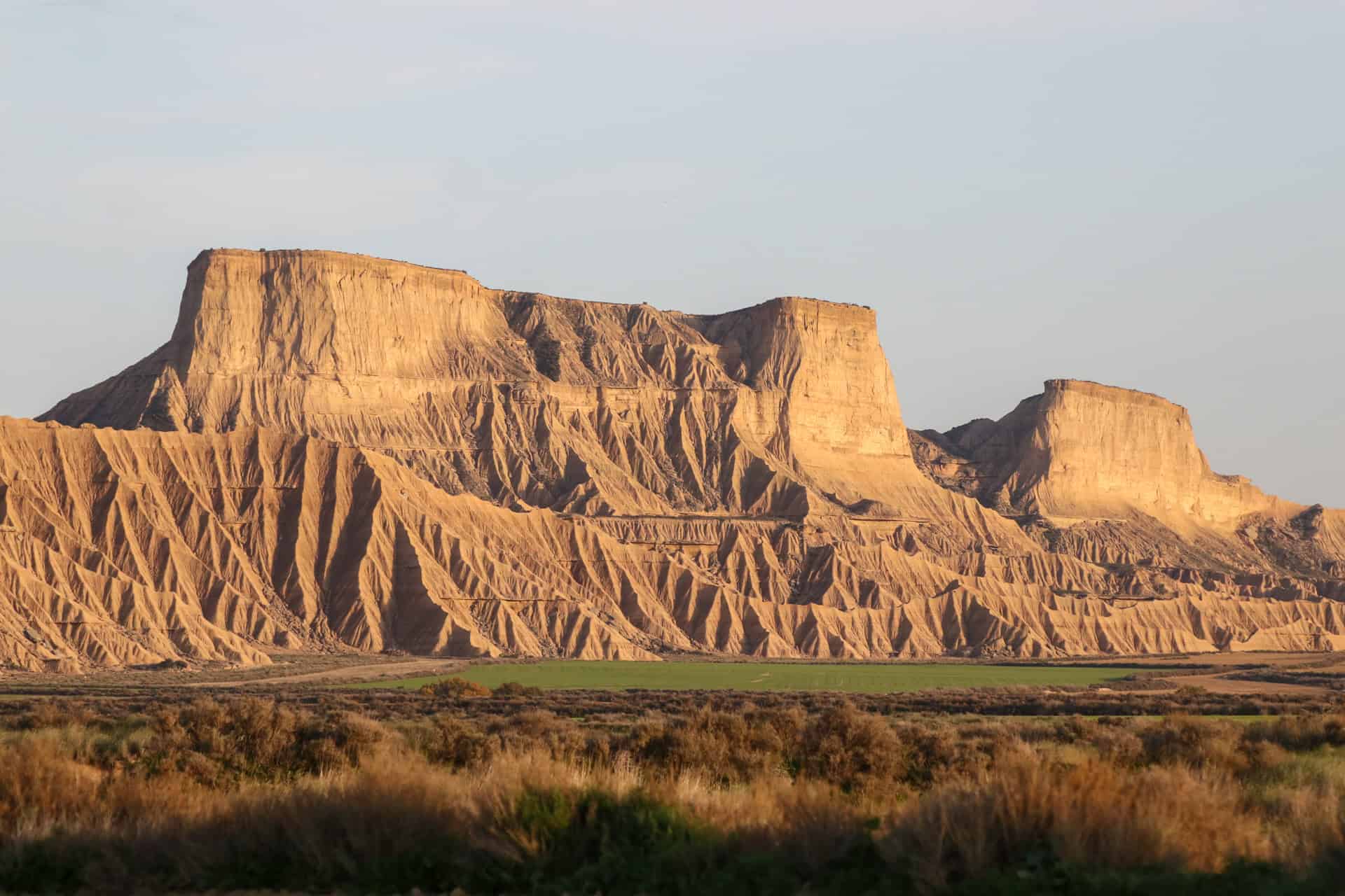 Halbwüste Bardenas Reales Felsformation Halbwüste Bardenas Reales Felsformation