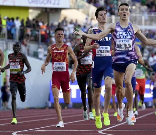 Wightman Dethrones Ingebrigtsen to Become World 1500m Champion