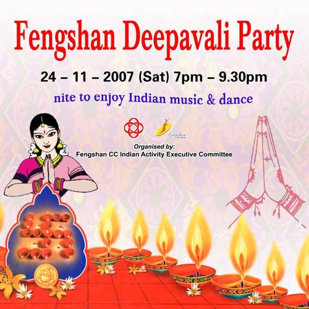 Deepavali Backdrop Printing