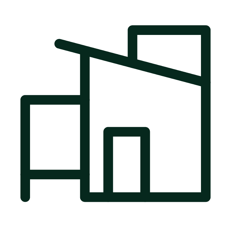 Browse cabins icon for mountain fork vacations.