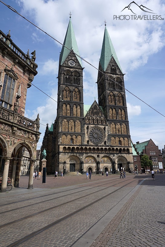 Der Blick auf den Bremer Dom