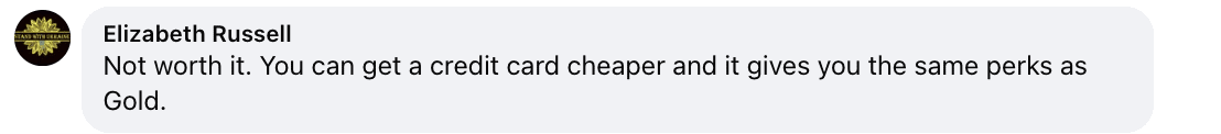 AAdvantage Gold Status Benefits: A Practical, No-Fluff Guide 7 comment from Facebook about overlap with credit card benefits