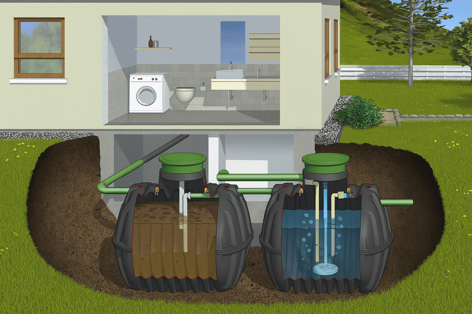 Kleinkläranlage selbst betreiben – Technik, Kosten, Vorschriften kleinklaeranlagen