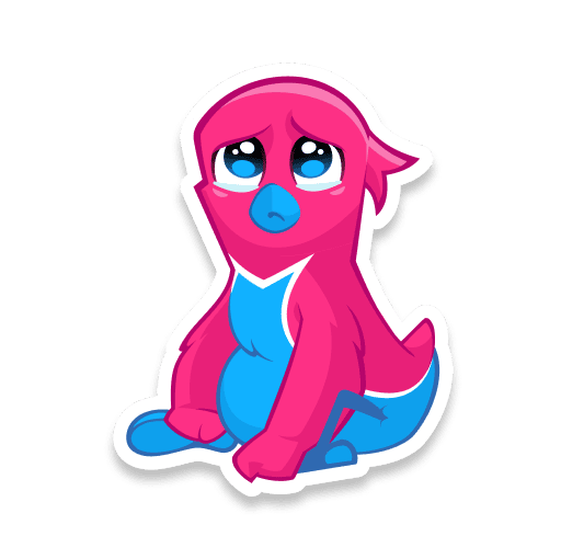 16 sad Bird cartoon is sad