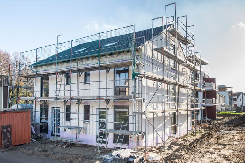 Rohbau aus Porenbeton