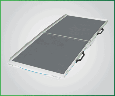 P 10 - NexGen Portable Staging & Dancefloors Disabled Ramp - folding. Access your staging using this fold away disabled access ramp.