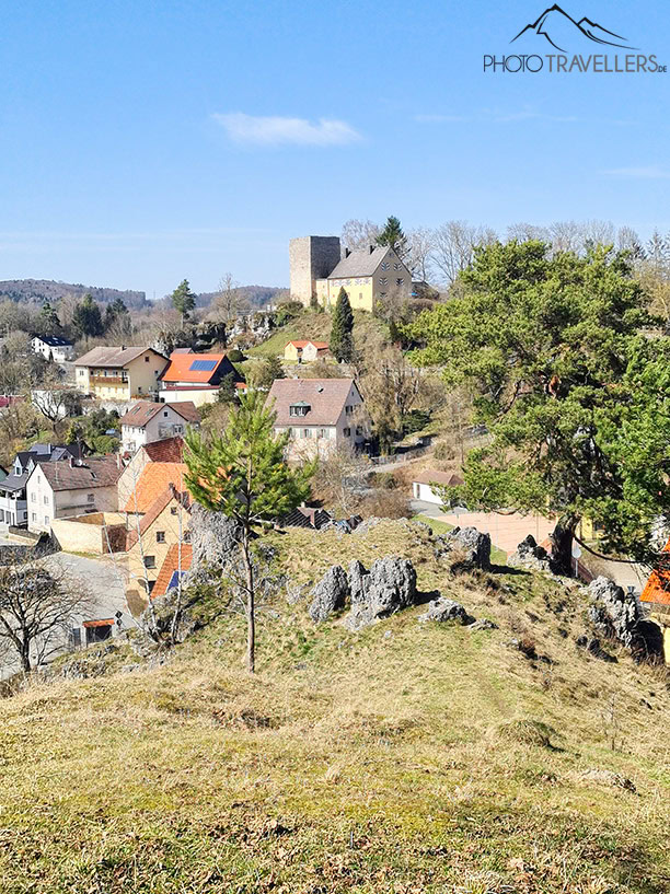 Die Burgruine Thuisbrunn in der Fränkischen Schweiz