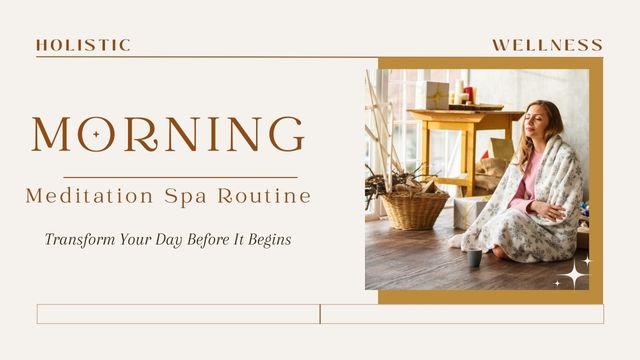 PEACEFUL MORNING MEDITATION SPA ROUTINE FOR A CALM DAY 5 5-minute meditation
