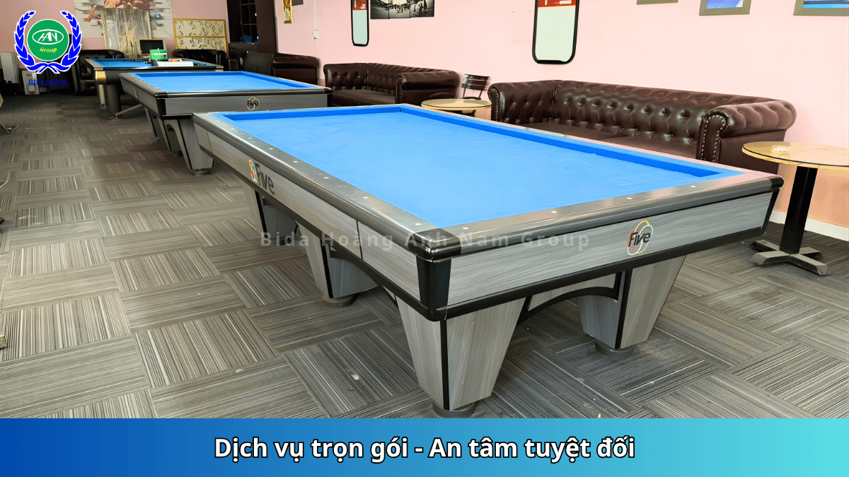 Dịch vụ trọn gói, an tâm tuyệt đối tại Bida Hoàng Anh Nam Group