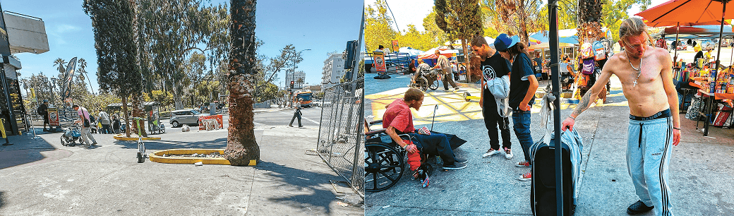 MacArthur Park ICE raid impact shows quieter Alvarado Street and 6th Street corner after enforcement