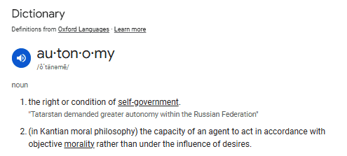 Screenshot 2025-12-03 075909 » Chris Hood autonomy definition