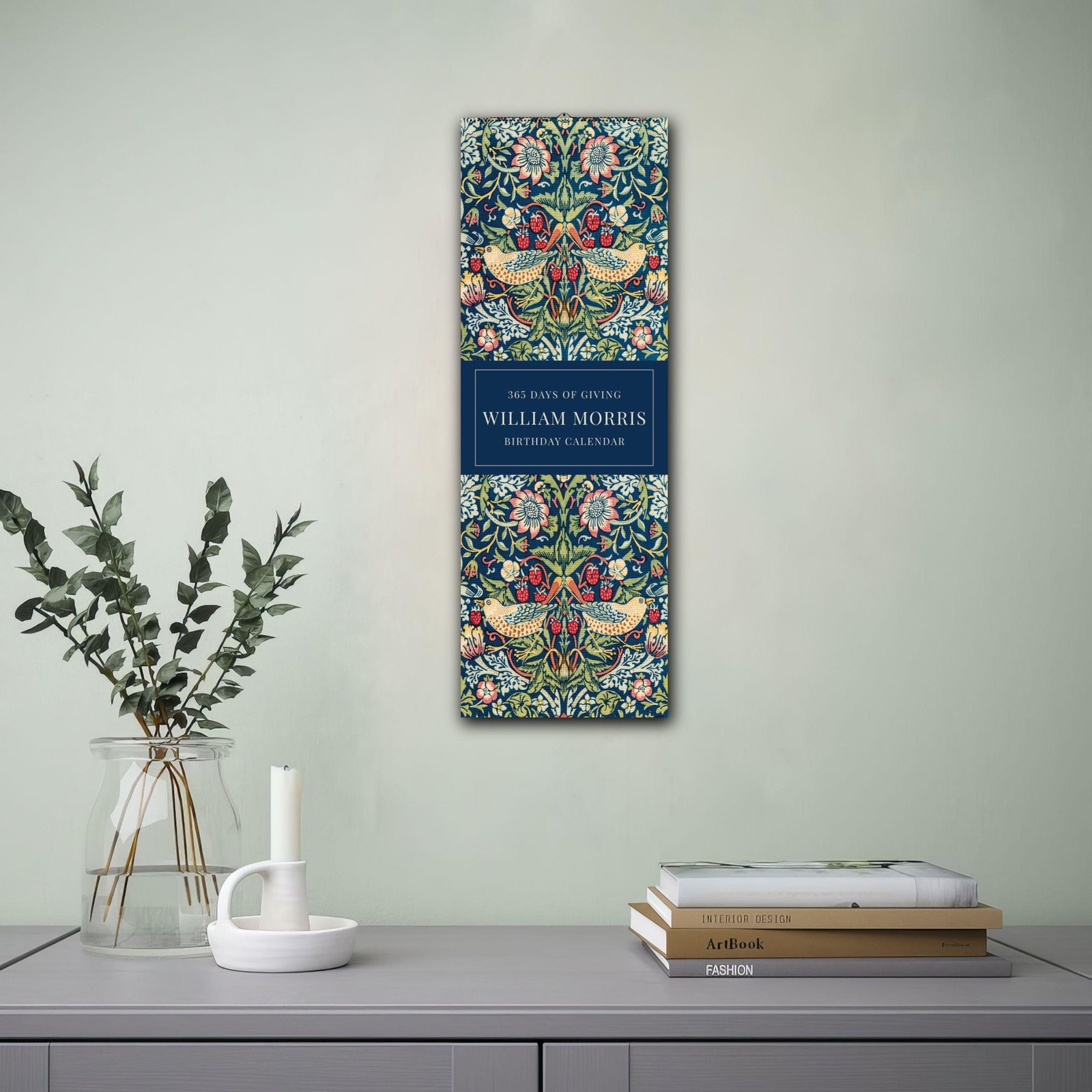 William Morris Birthday Calendar (1) William Morris Birthday Calendar – Strawberry Thief, Victorian Design, Semi-Glossy Paper