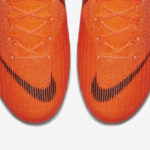 A close up of an orange