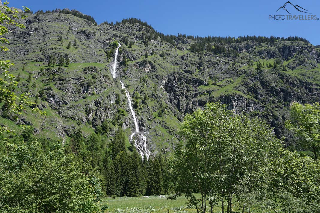Ein Wasserfall im Oytal