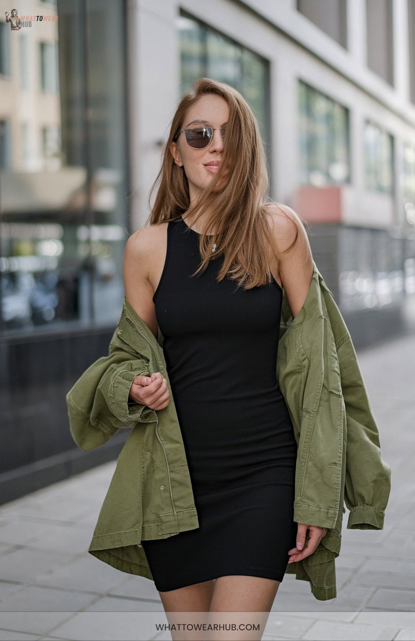 Baddie Body Dress (Basil) main image 0