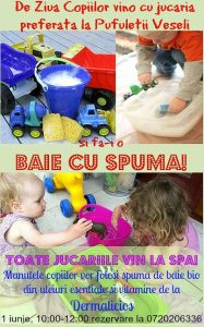 baie cu spuma de 1 iunie