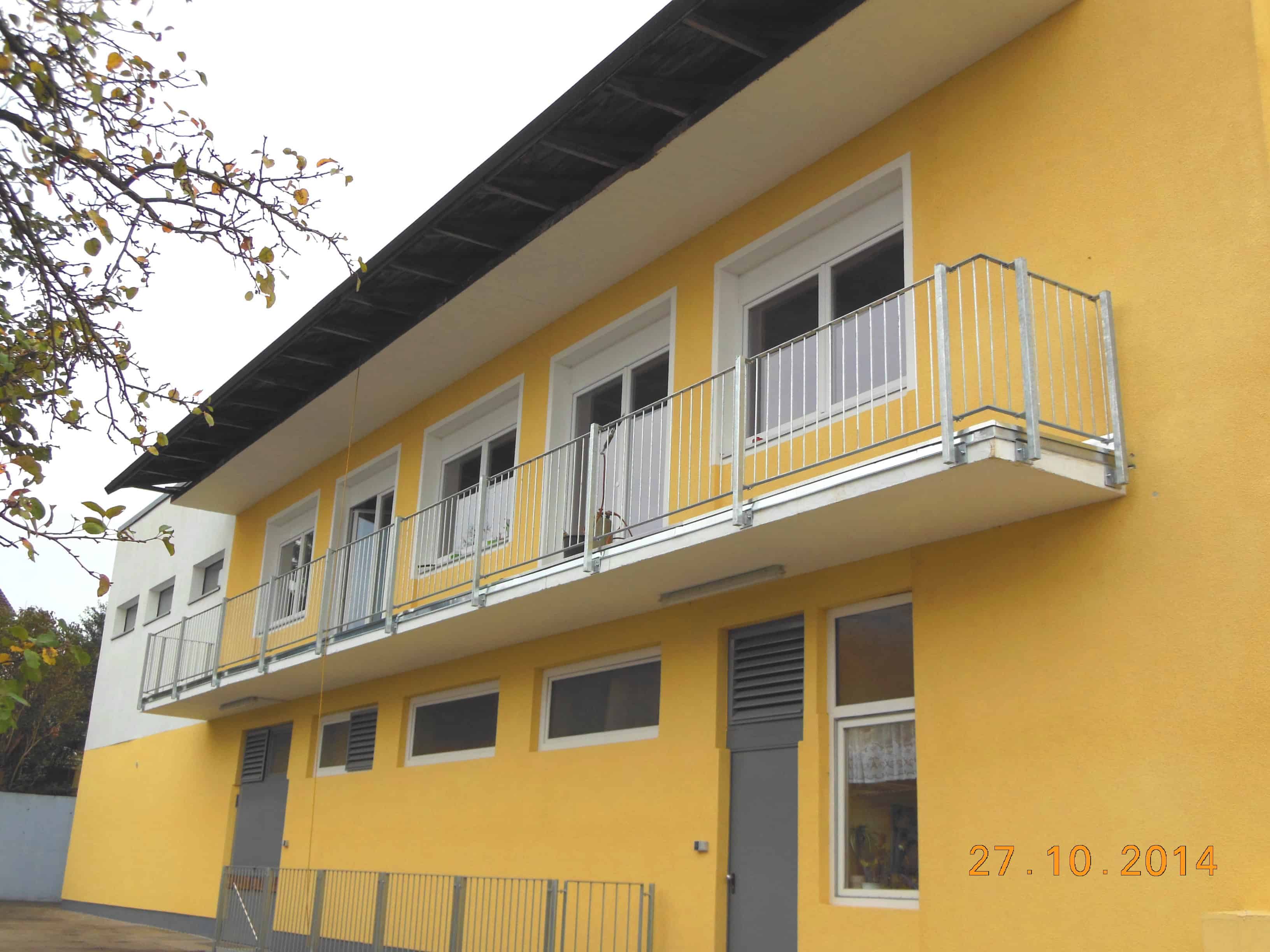 Balkongeländer gemischt