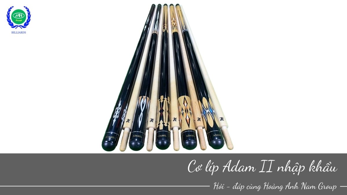 Cơ bida líp Adam II nhập khẩu