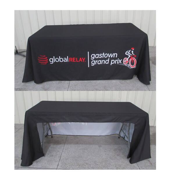 Trade Show Table Cloth – 3 sided covers ( Open Back 10cm ) Trade Show Table Cloth – 3 sided covers ( Open Back 10cm )