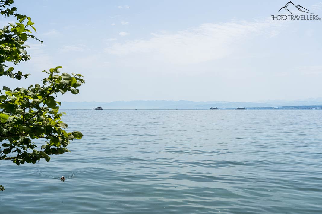 Der Blick über den Bodensee
