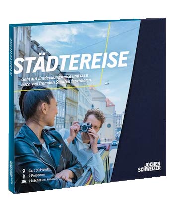 Die Geschenkbox Städtereise von Jochen Schweizer
