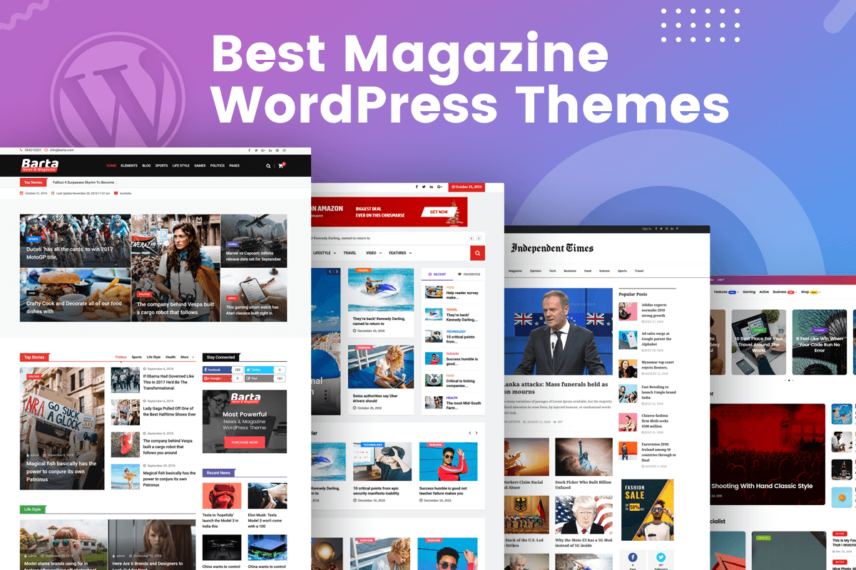 Best Magazine WordPress Themes in 2025 by Jackober