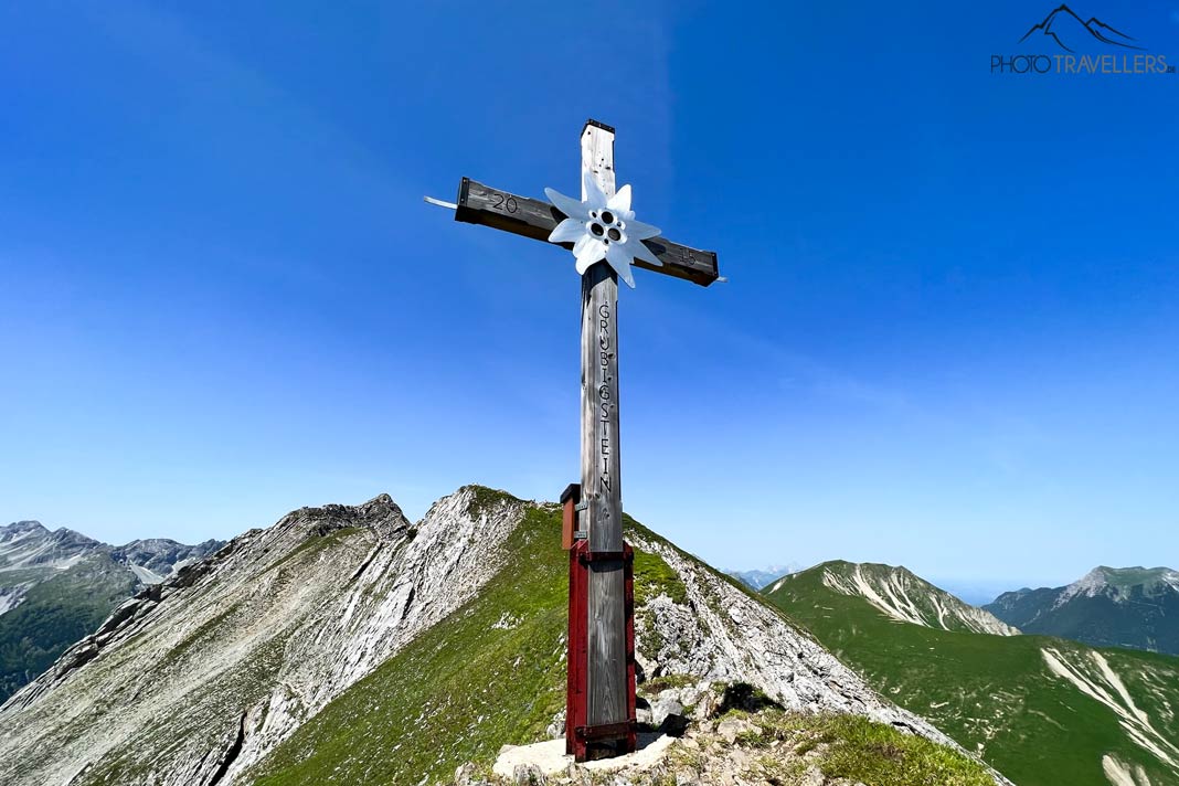 Das Gipfelkreuz am Grubigstein