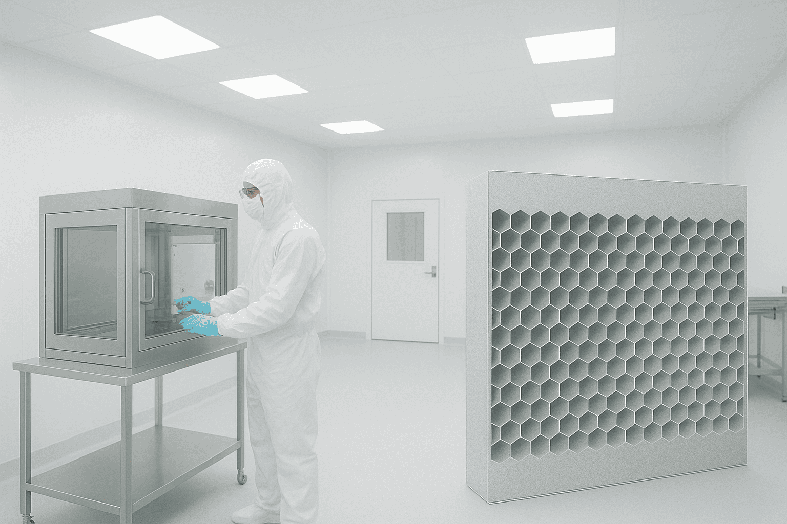 Sandwich structure of Nexcomb, Honeycomb Panels - Aludecor Sandwich structure of Nexcomb, Honeycomb Panels