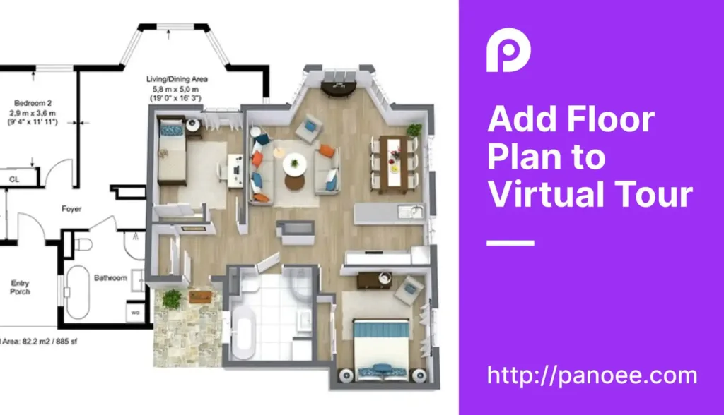 Add Floor plan to your Virtual Tour with Panoee