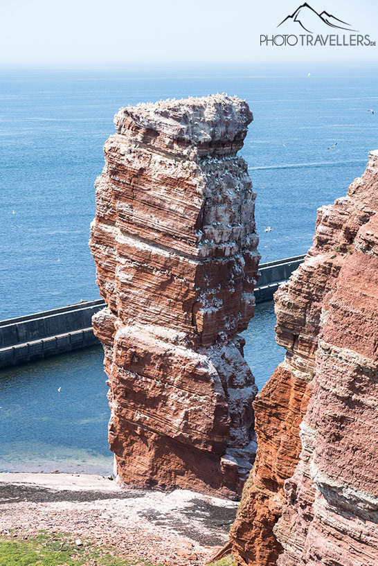 Die "Lange Anna" auf Helgoland