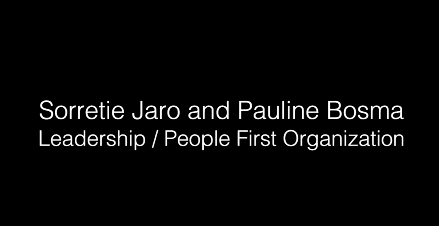 sorretie-jaro-and-pauline-bosma Sorretie Jaro and Pauline Bosma - People First presentation on Leadership and Disability Community
