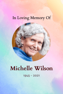 Rainbow colours funeral memorial cards 001 Rainbow colours funeral memorial cards 001 – Funeral Order of Service Template