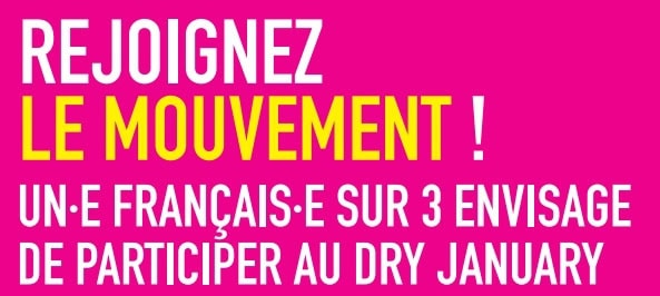 Dry January : le défi de janvier est lancé!